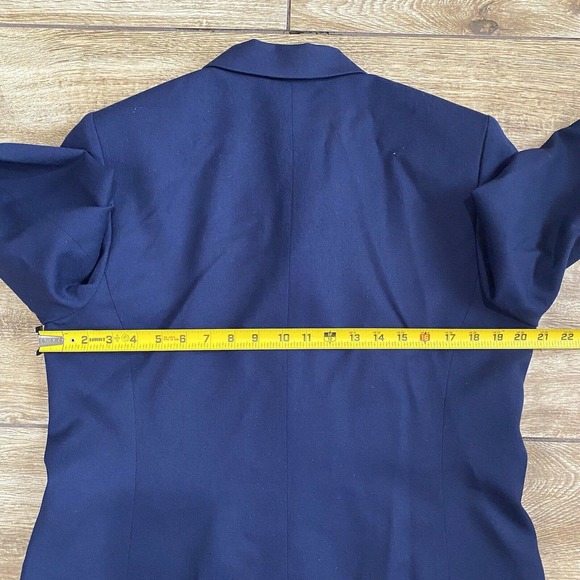 Vintage Virgin Wool Blazer Size 14 - Picture 8 of 9